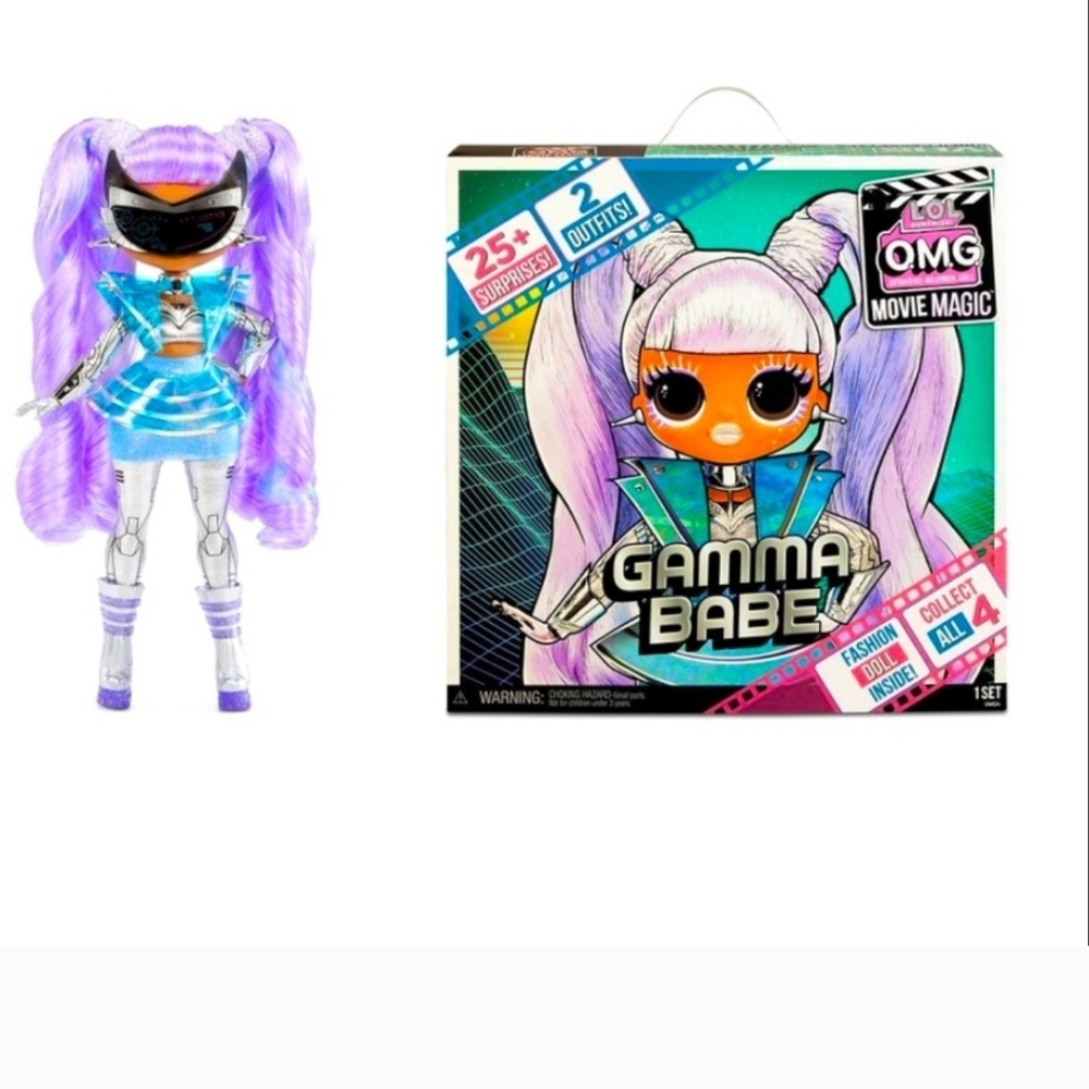 LOL Surprise O.M.G. Movie Magic Gamma Babe Fashion Doll - NEW in Box Toy DMG Box